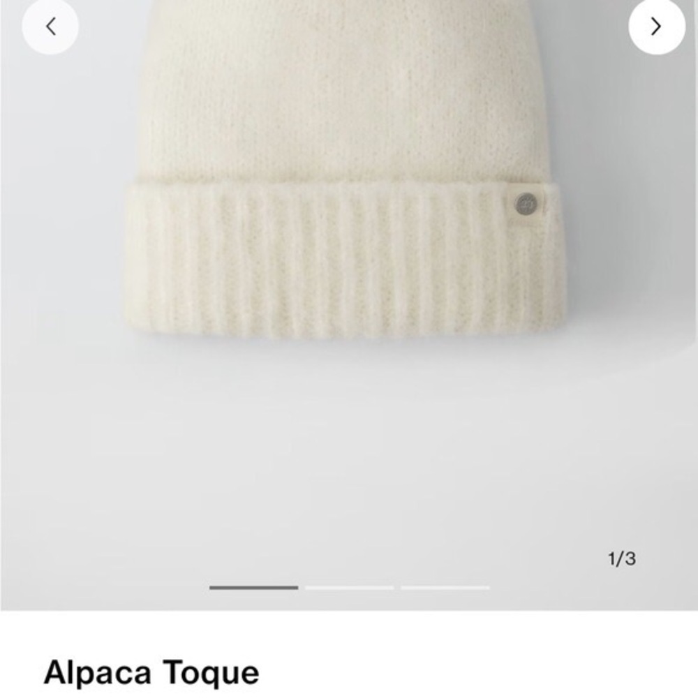 Alpaca Toque - Linen - Picture 3 of 5